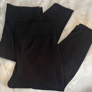 GAPFit Women's Power Move High Rise Ankle Leggings, black - 2 pairs